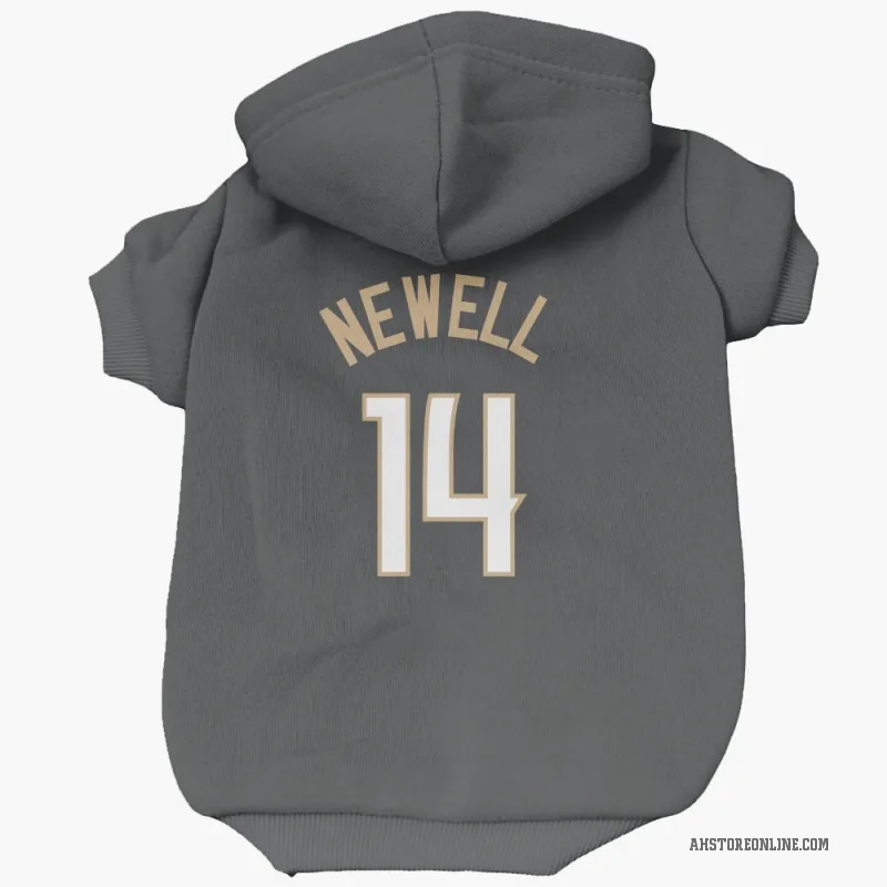Asa Newell  Black Atlanta Hawks  Cat & Dog Pet Hoodie