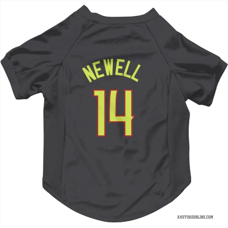 Asa Newell  Gray Atlanta Hawks  Cat & Dog Pet Jersey