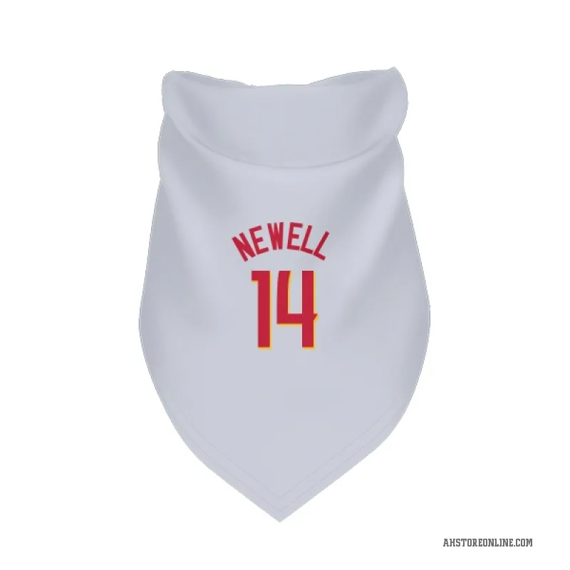 Asa Newell  White Atlanta Hawks   Cat & Dog Pet Bandana