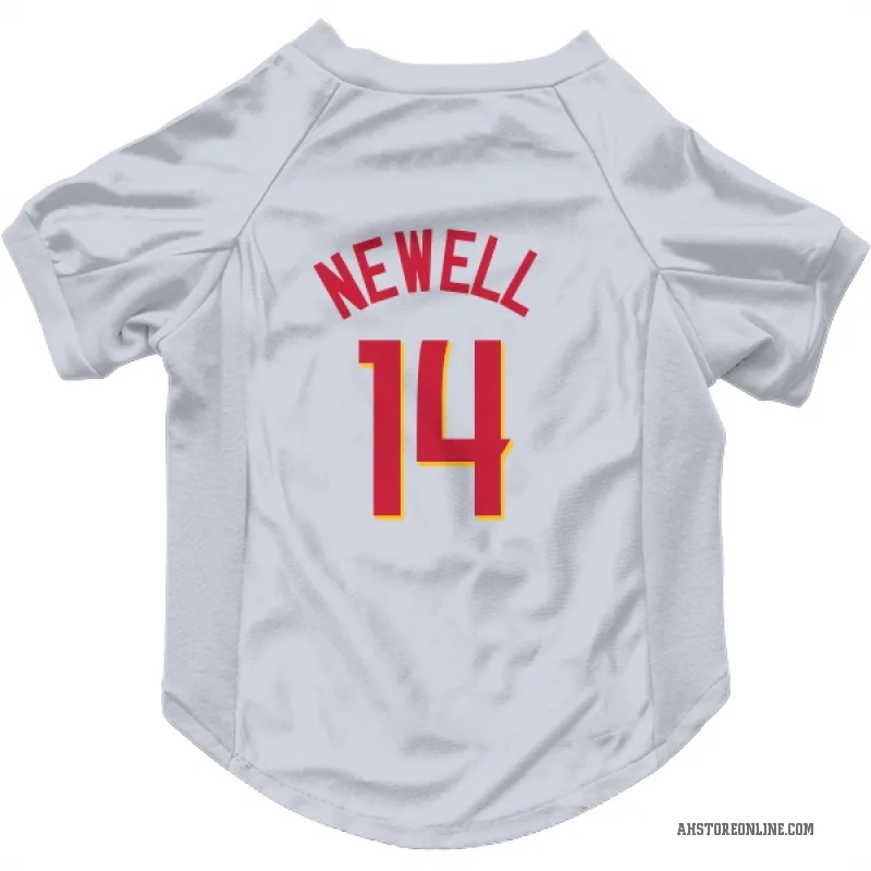 Asa Newell  White Atlanta Hawks   Cat & Dog Pet Jersey