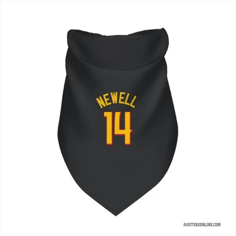 Asa Newell  Yellow Atlanta Hawks   Black Cat & Dog Pet Bandana