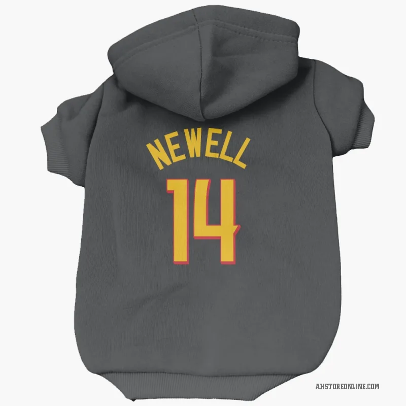 Asa Newell  Yellow Atlanta Hawks   Black Cat & Dog Pet Hoodie