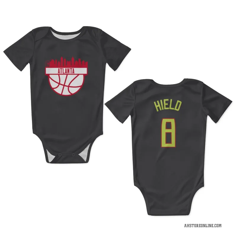 Buddy Hield  Gray Atlanta Hawks  Newborn & Infant Bodysuit