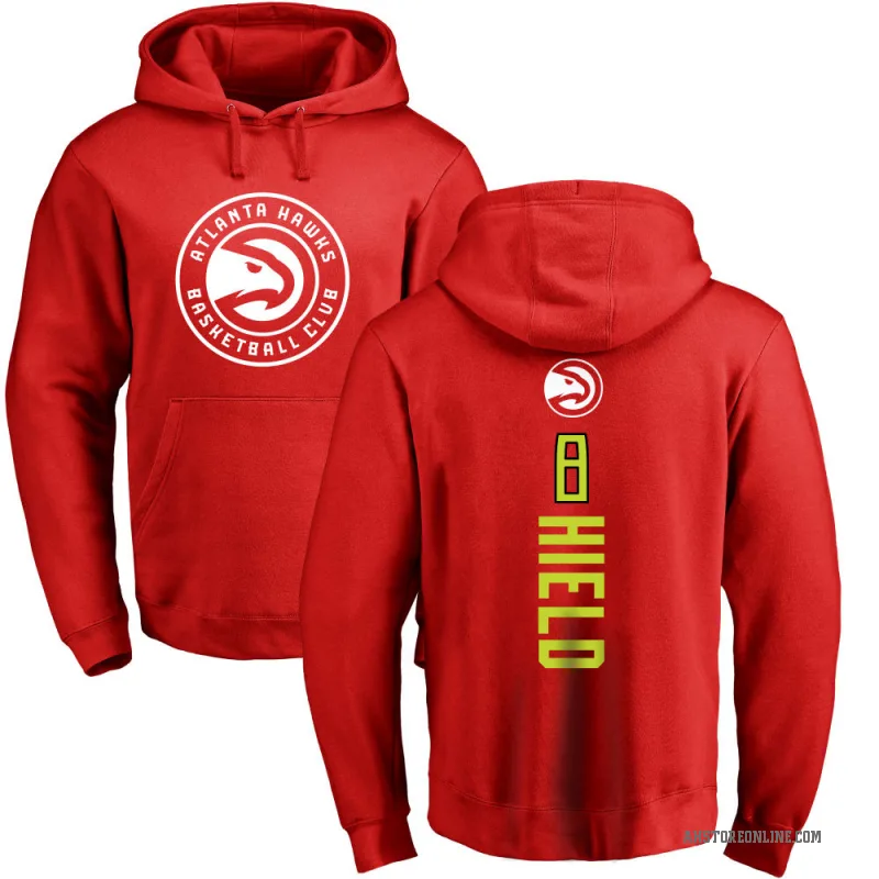 Buddy Hield Men's Red Atlanta Hawks Branded Backer Pullover Hoodie