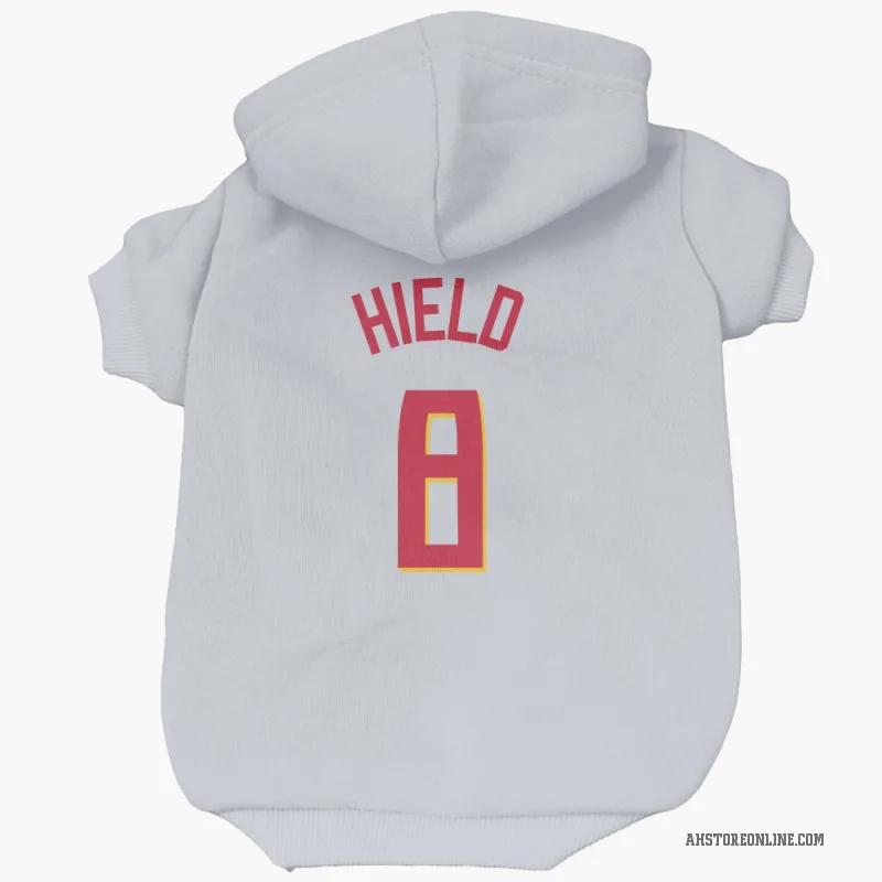 Buddy Hield  White Atlanta Hawks   Cat & Dog Pet Hoodie
