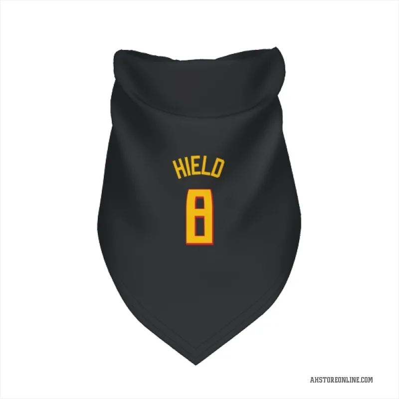 Buddy Hield  Yellow Atlanta Hawks   Black Cat & Dog Pet Bandana