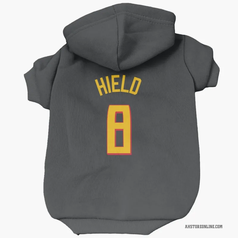 Buddy Hield  Yellow Atlanta Hawks   Black Cat & Dog Pet Hoodie