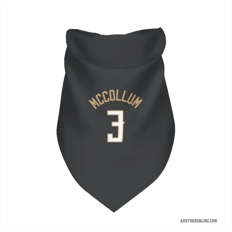 CJ McCollum  Black Atlanta Hawks  Cat & Dog Pet Bandana