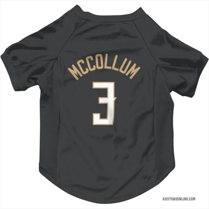 CJ McCollum  Black Atlanta Hawks  Cat & Dog Pet Jersey