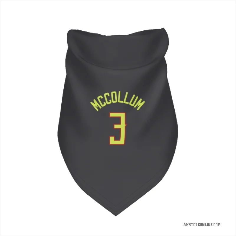 CJ McCollum  Gray Atlanta Hawks  Cat & Dog Pet Bandana