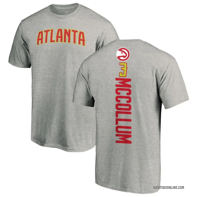 CJ McCollum Men's Atlanta Hawks Ash Backer T-Shirt