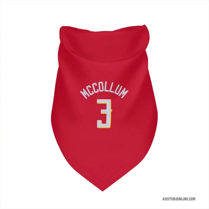 CJ McCollum  Red Atlanta Hawks   Cat & Dog Pet Bandana