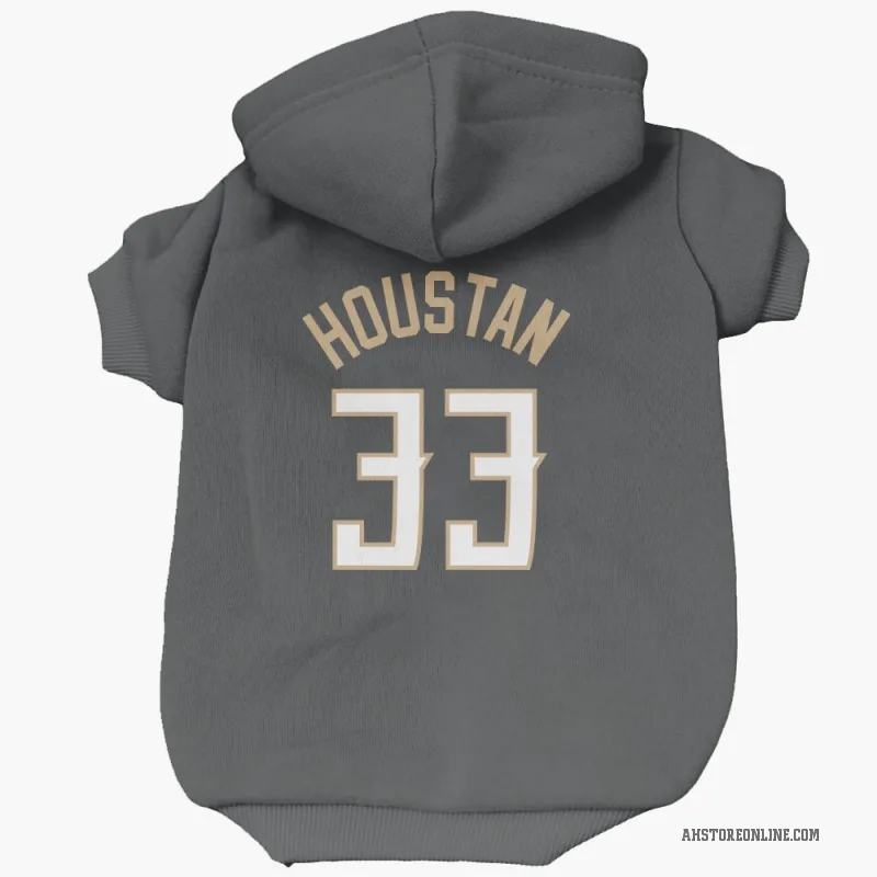 Caleb Houstan  Black Atlanta Hawks  Cat & Dog Pet Hoodie