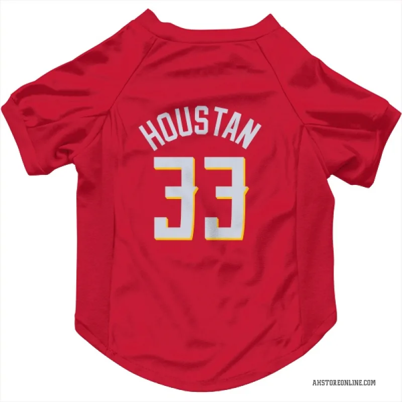 Caleb Houstan  Red Atlanta Hawks   Cat & Dog Pet Jersey