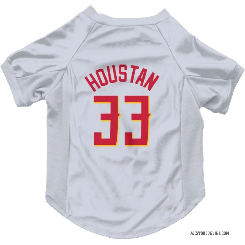 Caleb Houstan  White Atlanta Hawks   Cat & Dog Pet Jersey