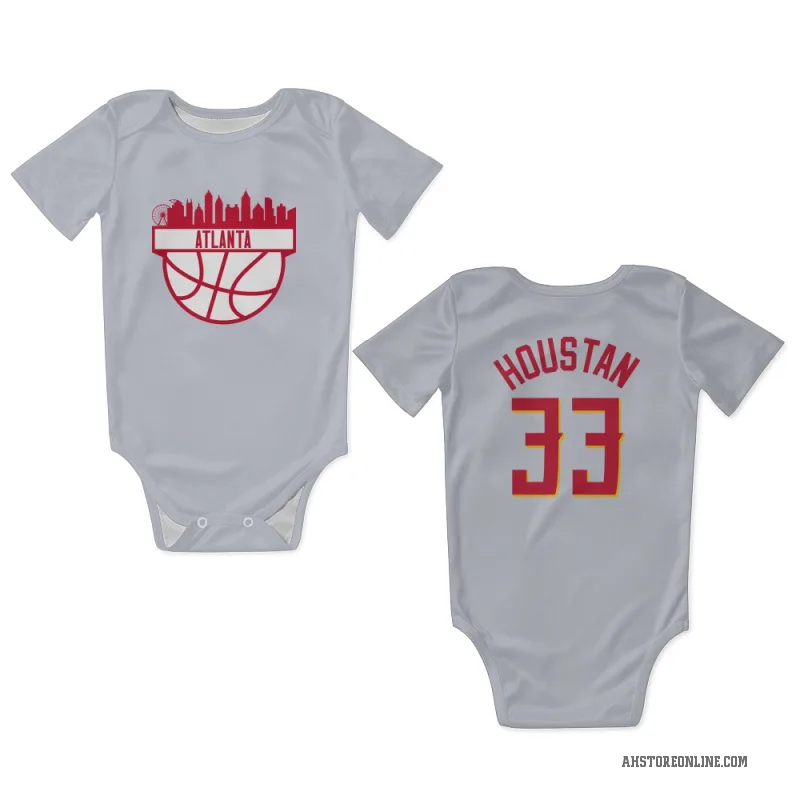 Caleb Houstan  White Atlanta Hawks   Newborn & Infant Bodysuit