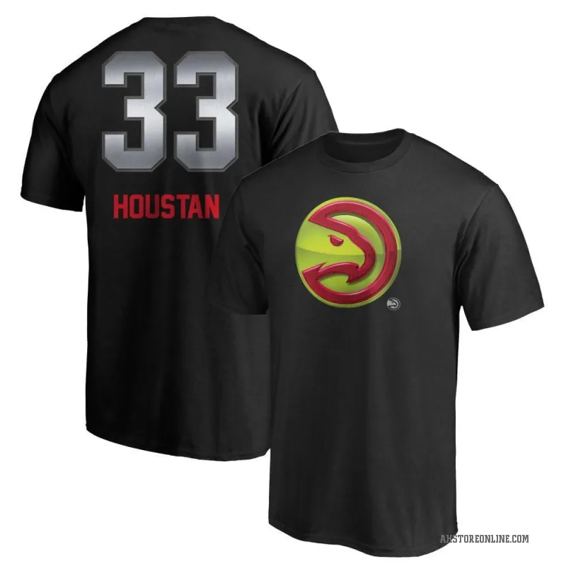 Caleb Houstan Youth Black Atlanta Hawks Midnight Mascot T-Shirt