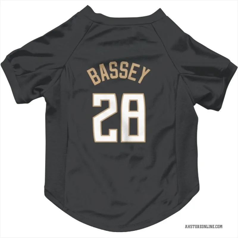 Charles Bassey  Black Atlanta Hawks  Cat & Dog Pet Jersey