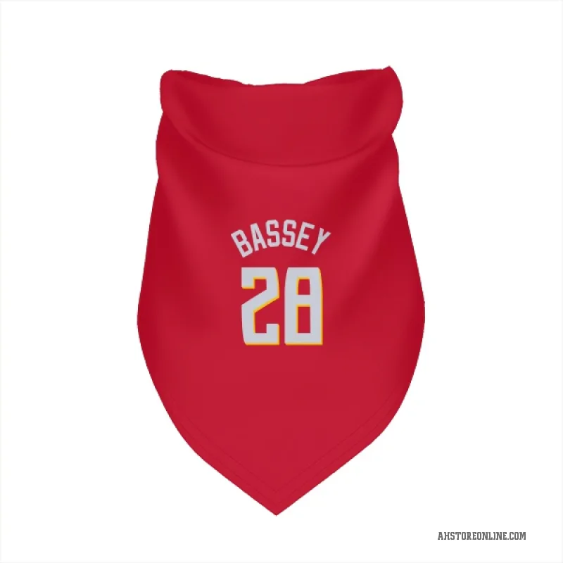 Charles Bassey  Red Atlanta Hawks   Cat & Dog Pet Bandana