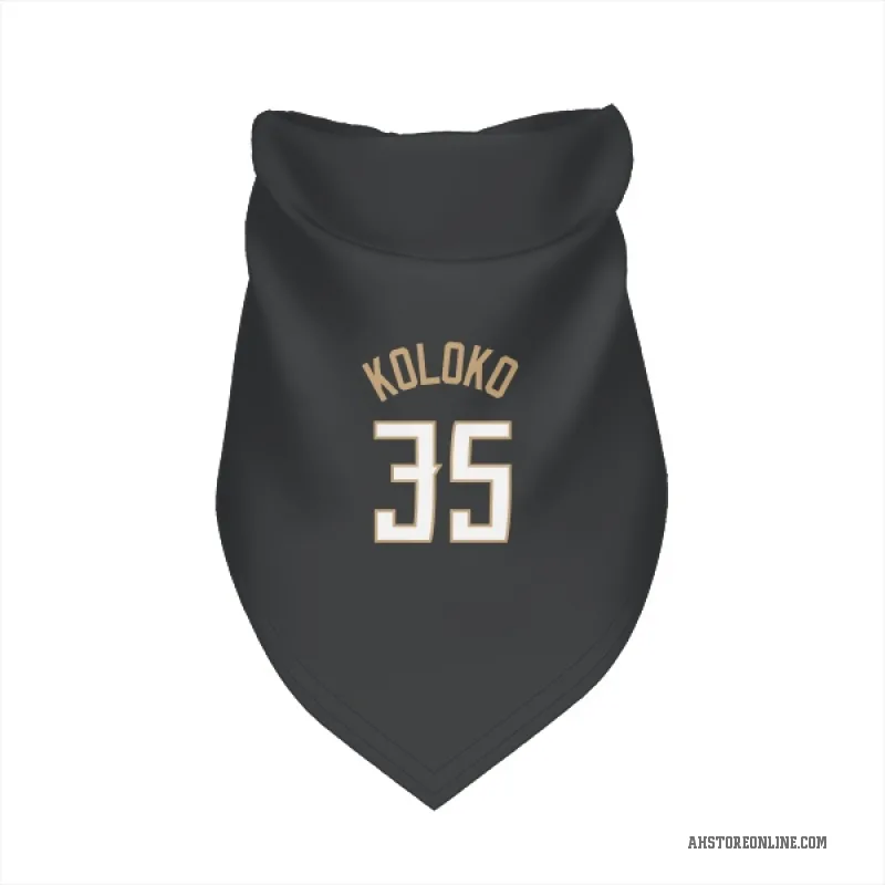 Christian Koloko  Black Atlanta Hawks  Cat & Dog Pet Bandana