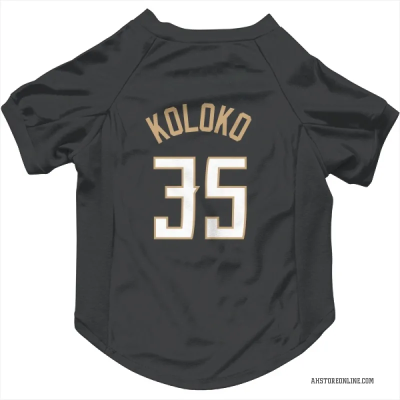 Christian Koloko  Black Atlanta Hawks  Cat & Dog Pet Jersey
