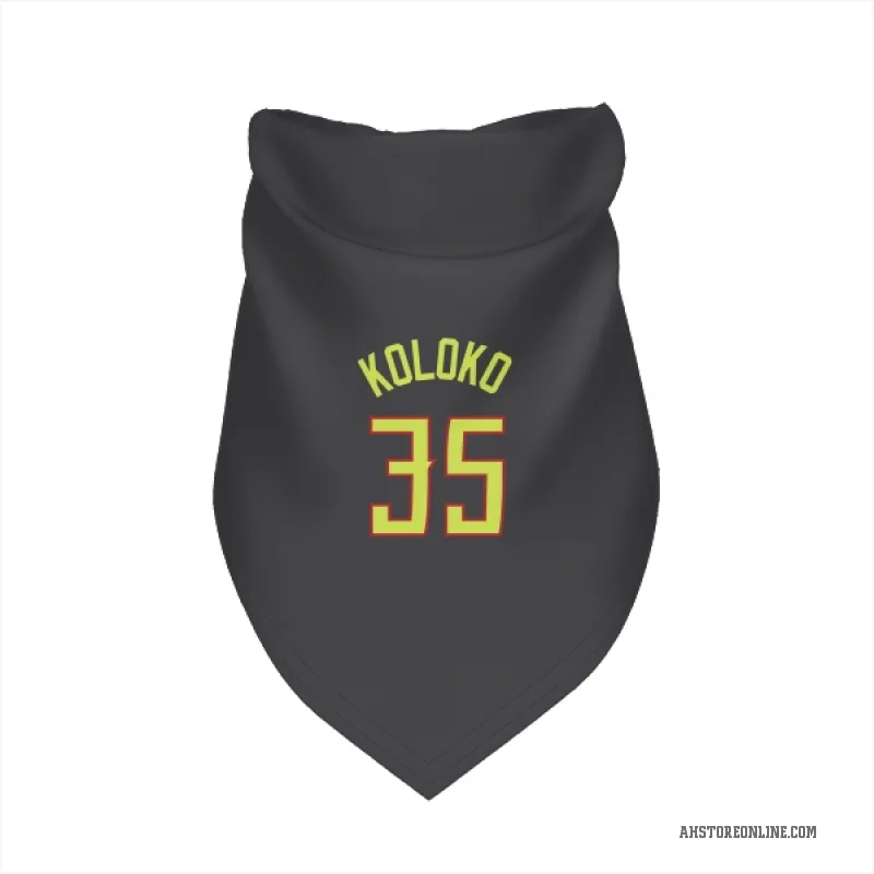 Christian Koloko  Gray Atlanta Hawks  Cat & Dog Pet Bandana