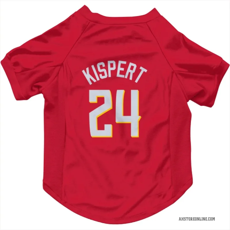 Corey Kispert  Red Atlanta Hawks   Cat & Dog Pet Jersey