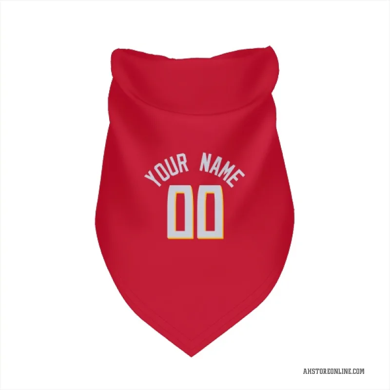 Custom  Red Atlanta Hawks    Cat & Dog Pet Bandana