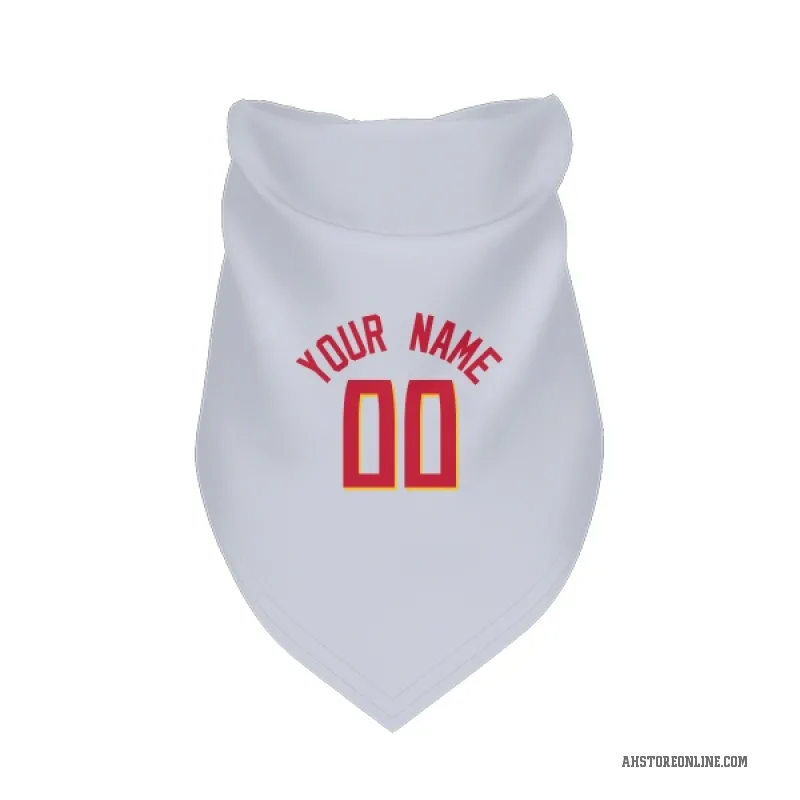 Custom  White Atlanta Hawks    Cat & Dog Pet Bandana