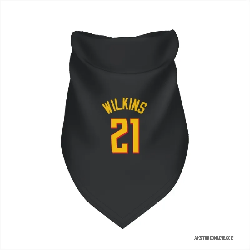 Dominique Wilkins  Yellow Atlanta Hawks   Black Cat & Dog Pet Bandana