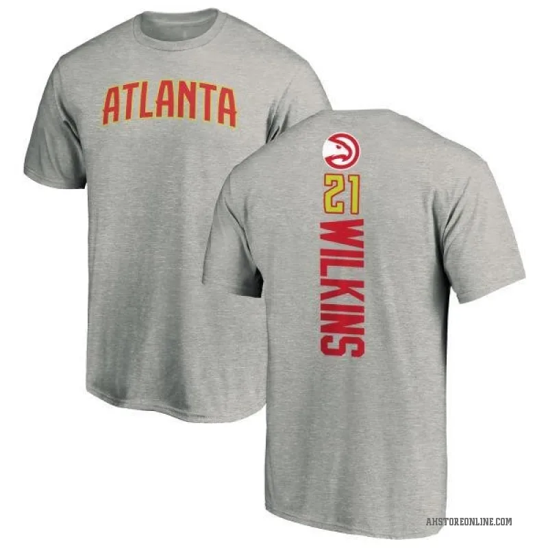 Dominique Wilkins Youth Atlanta Hawks Ash Backer T-Shirt