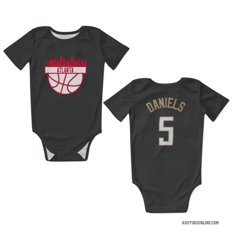 Dyson Daniels  Black Atlanta Hawks  Newborn & Infant Bodysuit