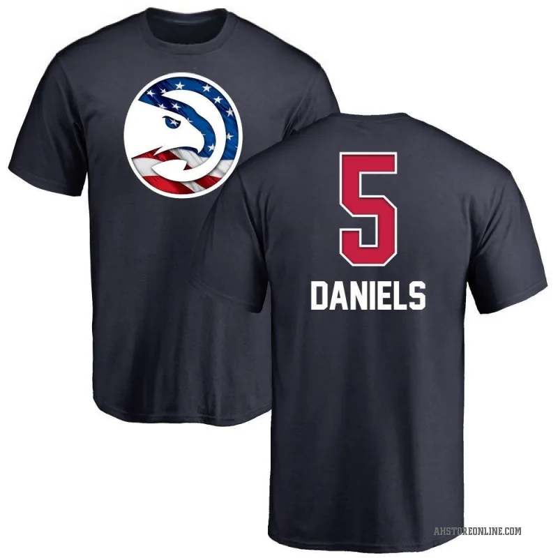 Dyson Daniels Youth Navy Atlanta Hawks Name and Number Banner Wave T-Shirt