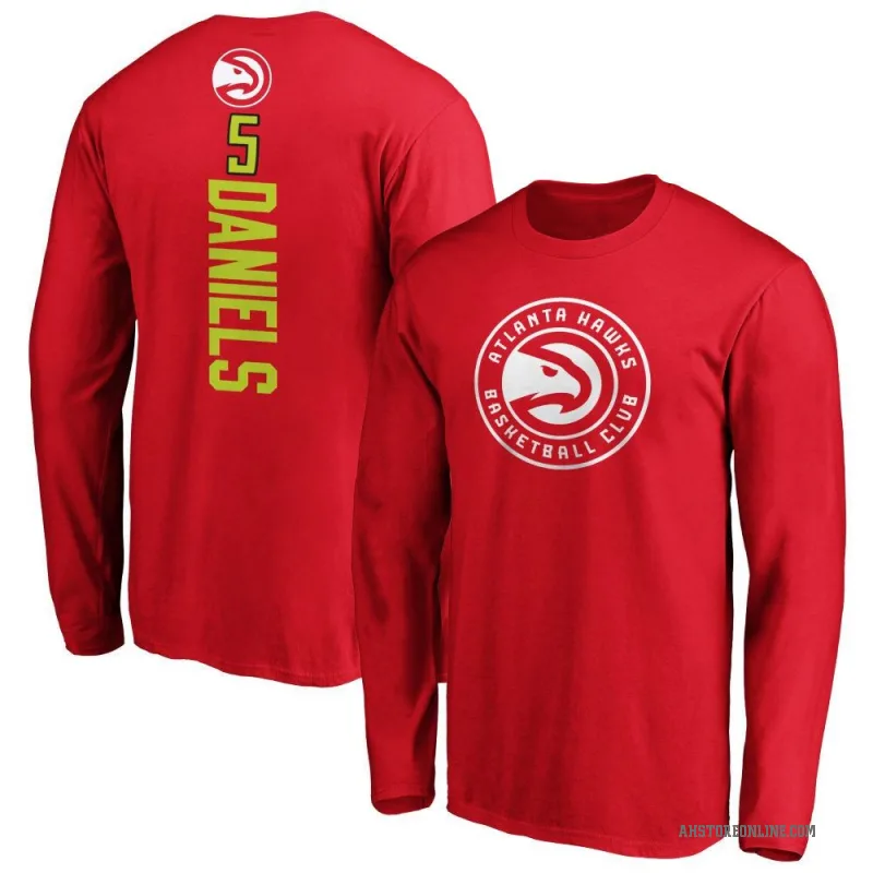 Dyson Daniels Youth Red Atlanta Hawks Backer Long Sleeve T-Shirt