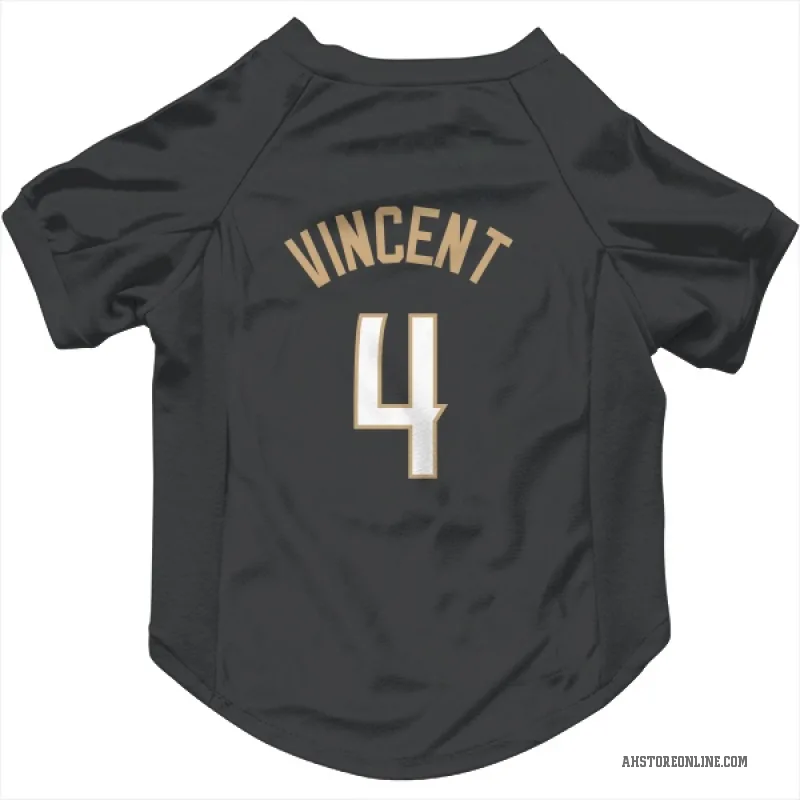 Gabe Vincent  Black Atlanta Hawks  Cat & Dog Pet Jersey