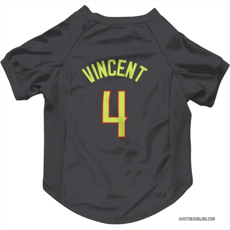 Gabe Vincent  Gray Atlanta Hawks  Cat & Dog Pet Jersey