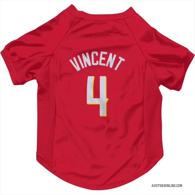 Gabe Vincent  Red Atlanta Hawks   Cat & Dog Pet Jersey
