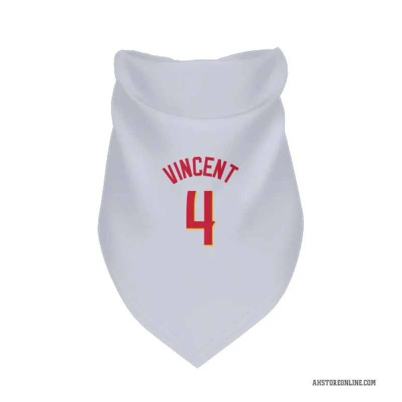 Gabe Vincent  White Atlanta Hawks   Cat & Dog Pet Bandana