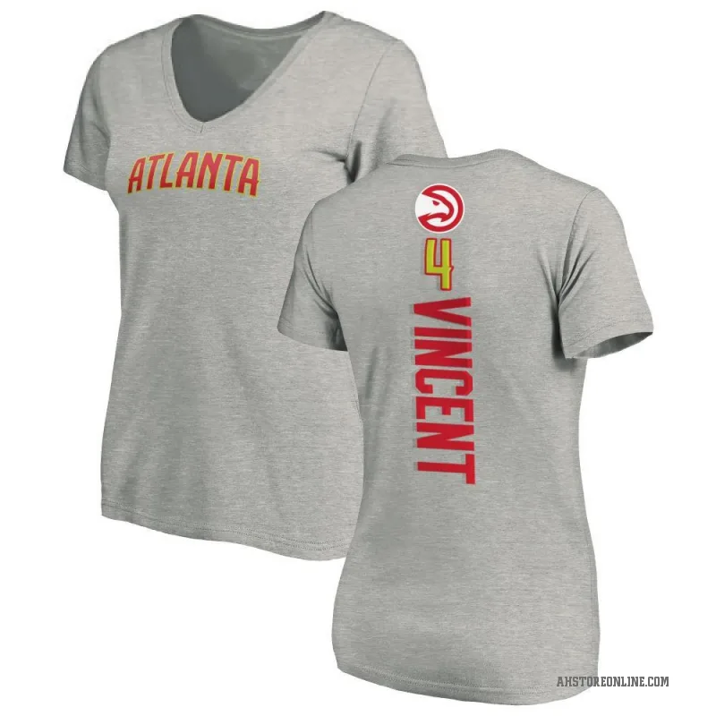 Gabe Vincent Women's Atlanta Hawks Ash Backer T-Shirt