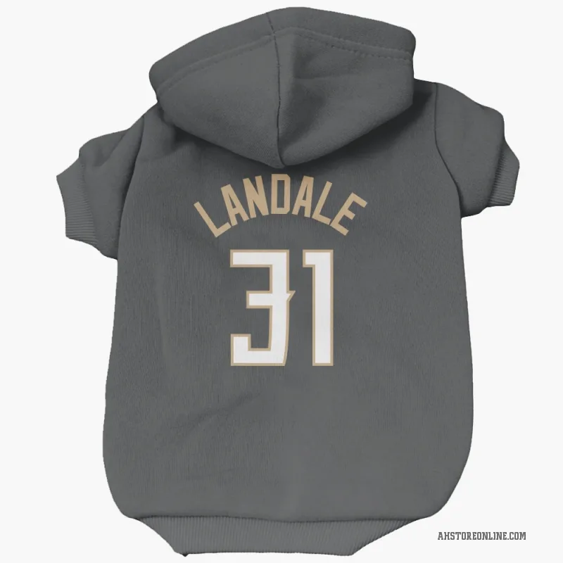 Jock Landale  Black Atlanta Hawks  Cat & Dog Pet Hoodie