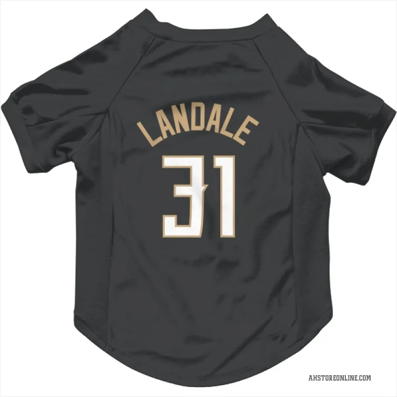 Jock Landale  Black Atlanta Hawks  Cat & Dog Pet Jersey
