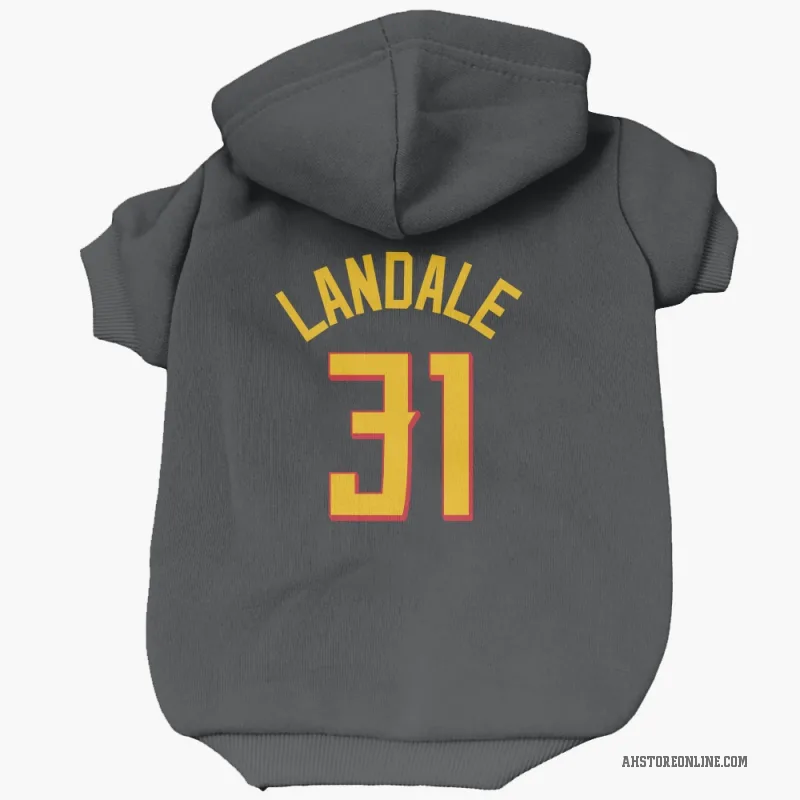 Jock Landale  Yellow Atlanta Hawks   Black Cat & Dog Pet Hoodie