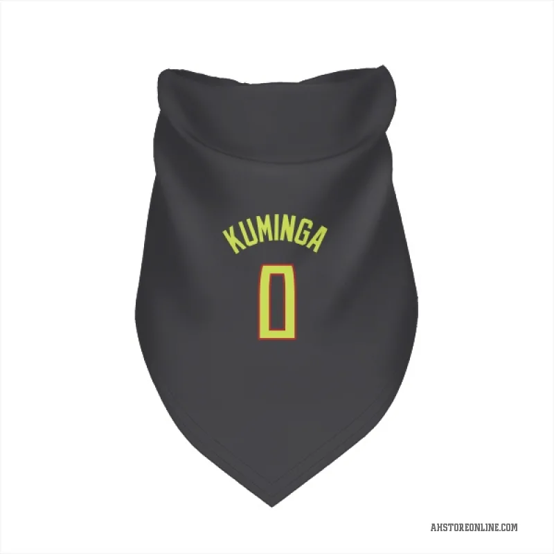 Jonathan Kuminga  Gray Atlanta Hawks  Cat & Dog Pet Bandana