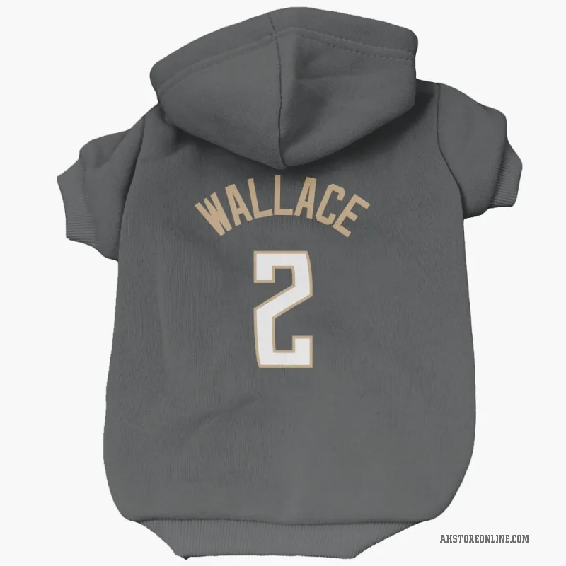 Keaton Wallace  Black Atlanta Hawks  Cat & Dog Pet Hoodie