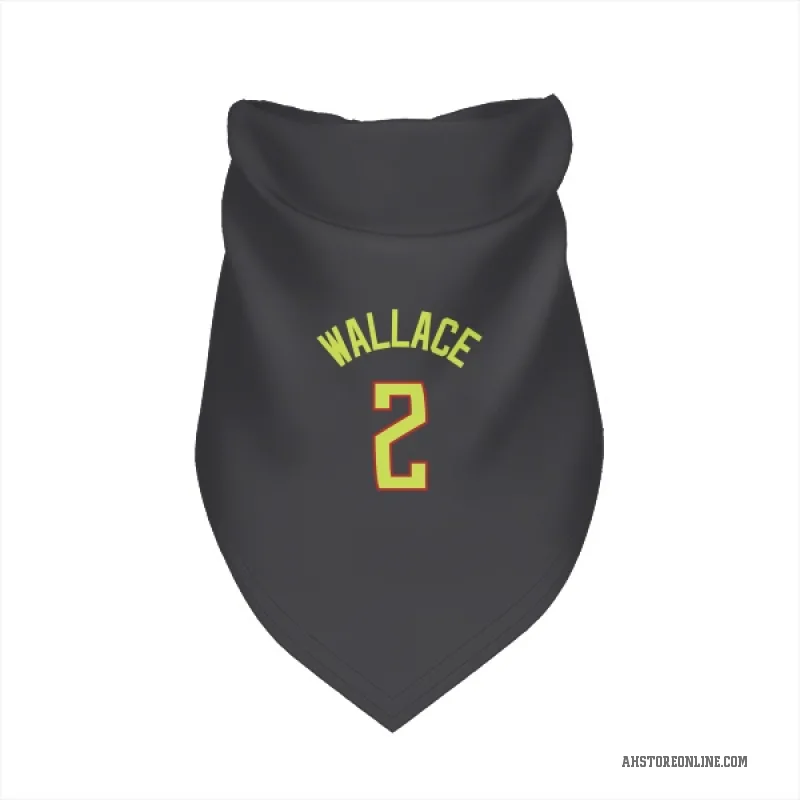 Keaton Wallace  Gray Atlanta Hawks  Cat & Dog Pet Bandana