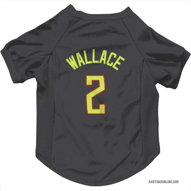 Keaton Wallace  Gray Atlanta Hawks  Cat & Dog Pet Jersey