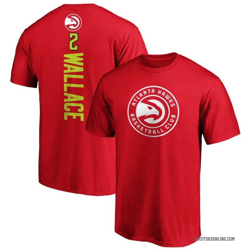 Keaton Wallace Men's Red Atlanta Hawks Backer T-Shirt