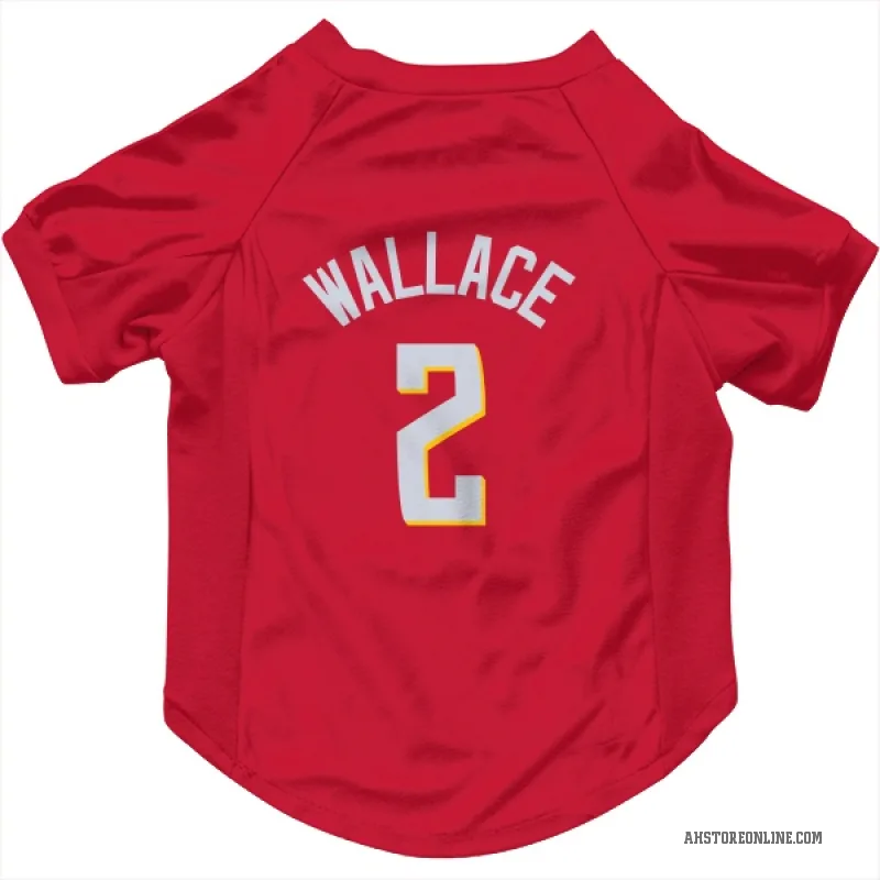 Keaton Wallace  Red Atlanta Hawks   Cat & Dog Pet Jersey