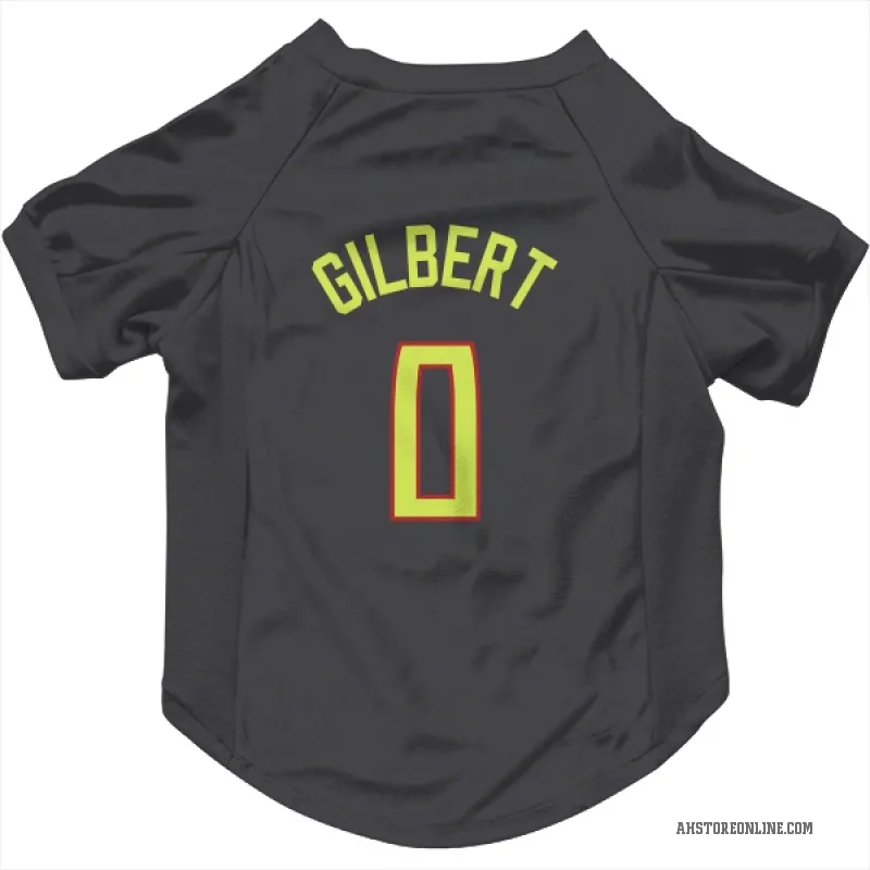 Keshon Gilbert  Gray Atlanta Hawks  Cat & Dog Pet Jersey