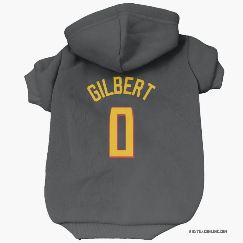 Keshon Gilbert  Yellow Atlanta Hawks   Black Cat & Dog Pet Hoodie